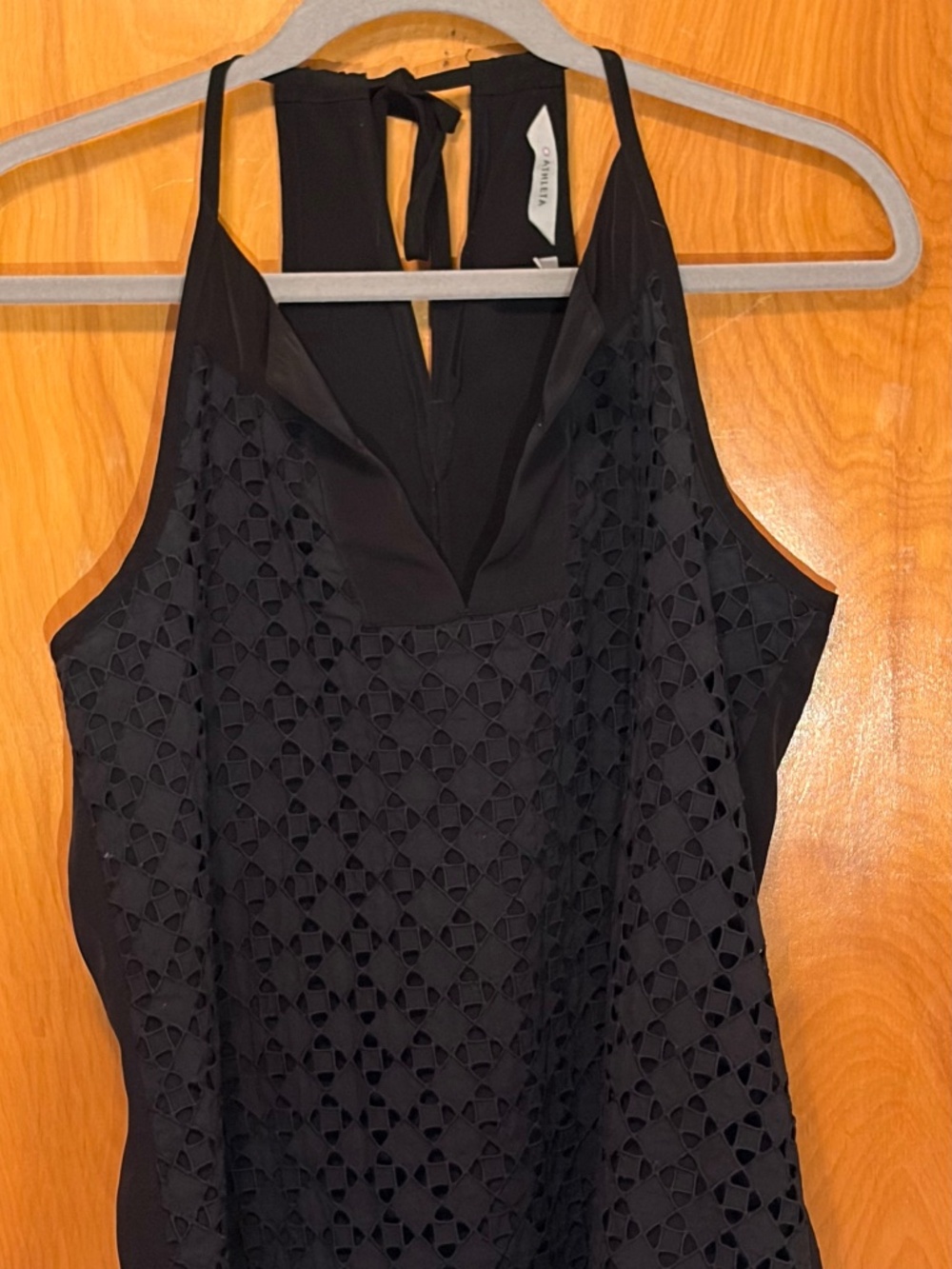 Athleta Black Halter Tank Top Sz M
